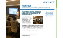 Accruent - Model VX Observe - Energy Management System Brochure