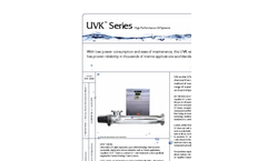 UVK Series - High Performance UV System Brochure