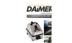 Daimer KleenJet Pro - Model Plus 200S - Steam Cleaner - Brochure