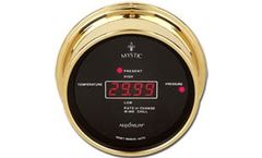 Mystic Wireless Brass Temperature/Barometric Pressure Set