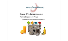 Positive Displacement Pumps ZP1+ Series Maintenance - Brochure