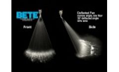 Deflected Fan Spray Nozzle: BETE SPN 6050 Video