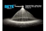Tangential Whirl, Hollow Cone Spray Nozzle: BETE TH 510A-110 Video