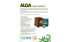 Alga Liquid Seaweed Brochure