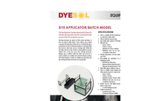 Dye Applicator Brochure (PDF 196 KB)
