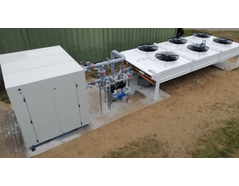 Net-Zero Cooling to Power on Biogas Engine