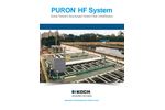 PURON - Model HF - Solids Tolerant Submerged Hollow Fiber Ultrafiltration System - Brochure