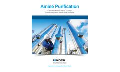 Amine Purification - Contamination Control Through Continuous Heat Stable Salt Removal - Brochure
