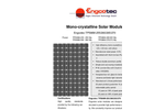 Engcotec - Model TP596M-255/260/265/270 - Monocryistalline Solar Module- Brochure