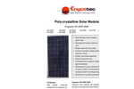 Engcotec - Model HG250P 250-290 - Polycrystalline Solar Module Datasheet