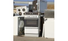 Recycling equipments for white goods