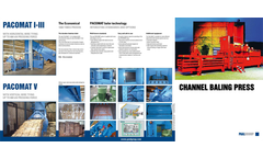 Channel Baling Press Products– Brochure
