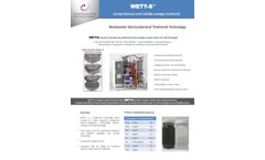 Terragon - Model WETT-S - Wastewater Electrochemical Treatment Technology for Treatment of Sewage and Highly Contaminated Water - Brochure