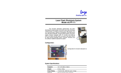 Luzchem Research - Laser Flash Photolysis - Brochure