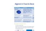 Algenol in Food & Beverage - Brochure
