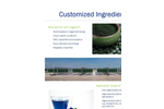 Customized Ingredients - Brochure