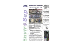 EnviroSep - Model PCW-DIO - Deionized Process Cooling Water - Open System - Brochure