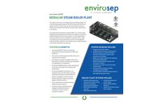 EnviroSep - Model MSBP - Modular Steam Boiler Plant - Datasheet