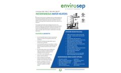 EnviroSep - Instantaneous Hot Water Heater Systems - Datasheet