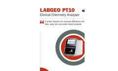 LABGEO - Model PT10 - Clinical Chemistry Analyser - Brochure