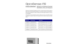 OptoSense - CO2 Sensors Brochure