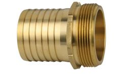 HÜCOBI - Brass Hose Connection with Male Coupling