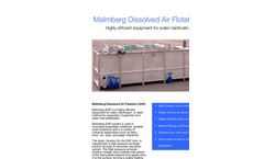 Malmberg - Dissolved Air Flotation (DAF) Datasheet