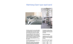 Malmberg - Open Type Rapid Sand Filter Datasheet