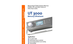 Mercury UltraTracer - UT 3000 - Gaseous Detector Brochure