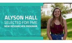 Alyson Hall Selected for PME New Researcher Program
