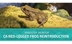 miniDOTs® Monitor CA Red-Legged Frog Reintroduction