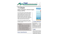 T-Chain - Temperature String For Water Quality Monitoring And Lake Management Device Datasheet