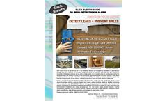 Slick Sleuth - Model SS100 & SS100-EXd - Oil Spill Detection & Alarm - Brochure