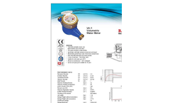 Volumetric Water Meter VK-1 Brochure