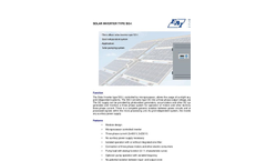 EAI - Model Type SI3-I - Three Phase Solar Inverter Brochure
