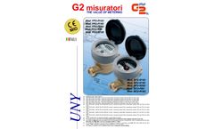 G2 misuratori - UNY MID - BFU / BCU / PFU / PCU Single-Jet Water Meters - Brochure