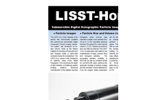LISST-Holo Digital Holographic Imaging System - Technical Specification