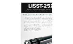 LISST-25X Advanced Turbidity Sensor - Specifications