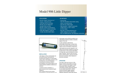 Model 906 - Little Dipper In-Place Inclinometer Brochure