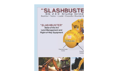 Slashbuster - SG240 - Stump Grinder Attachment Datasheet