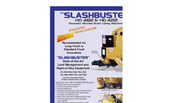 Slashbuster - Model HD 482 & HD 422 - Brush Cutters Brochure