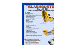 Slashbuster - Model XL 480B - Brush Cutter Brochure