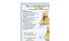 Slashbuster - Model XL 330 - Brush Cutter Brochure