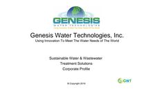 Genesis Water Technologies Corporate Presentation