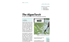 AlgaeTorch - Chlorophyll and Cyanobacteria Measurement Instrument Brochure