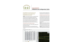 SageCom - Validation and Configuration Software - Brochure