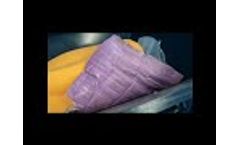 Foam Rubber SWARFS Shredding by 2 Shaft Shredder 2R/20/300/CL - SatrindTech Srl Video