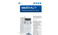 Smartemu - Model 1 - Multipurpose Electricity Smart Meter Brochure