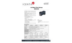 iCenta - Model MCS100 - Air Mass Flow Sensor - Brochure