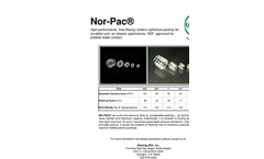 Nor-Pac - Random Spherical Packing for Scrubber and Air Stripper Applications - Brochure
